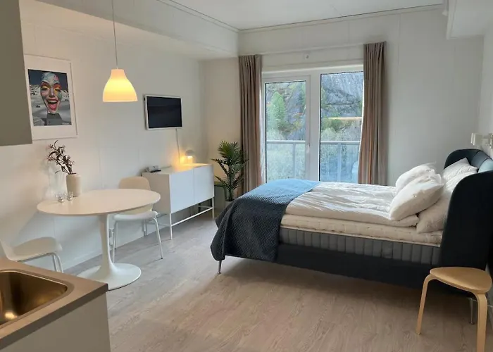 Lofoten Penthouse 아파트 스볼베르